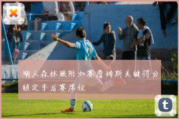 湖人森林狼附加赛詹姆斯关键得分锁定季后赛席位